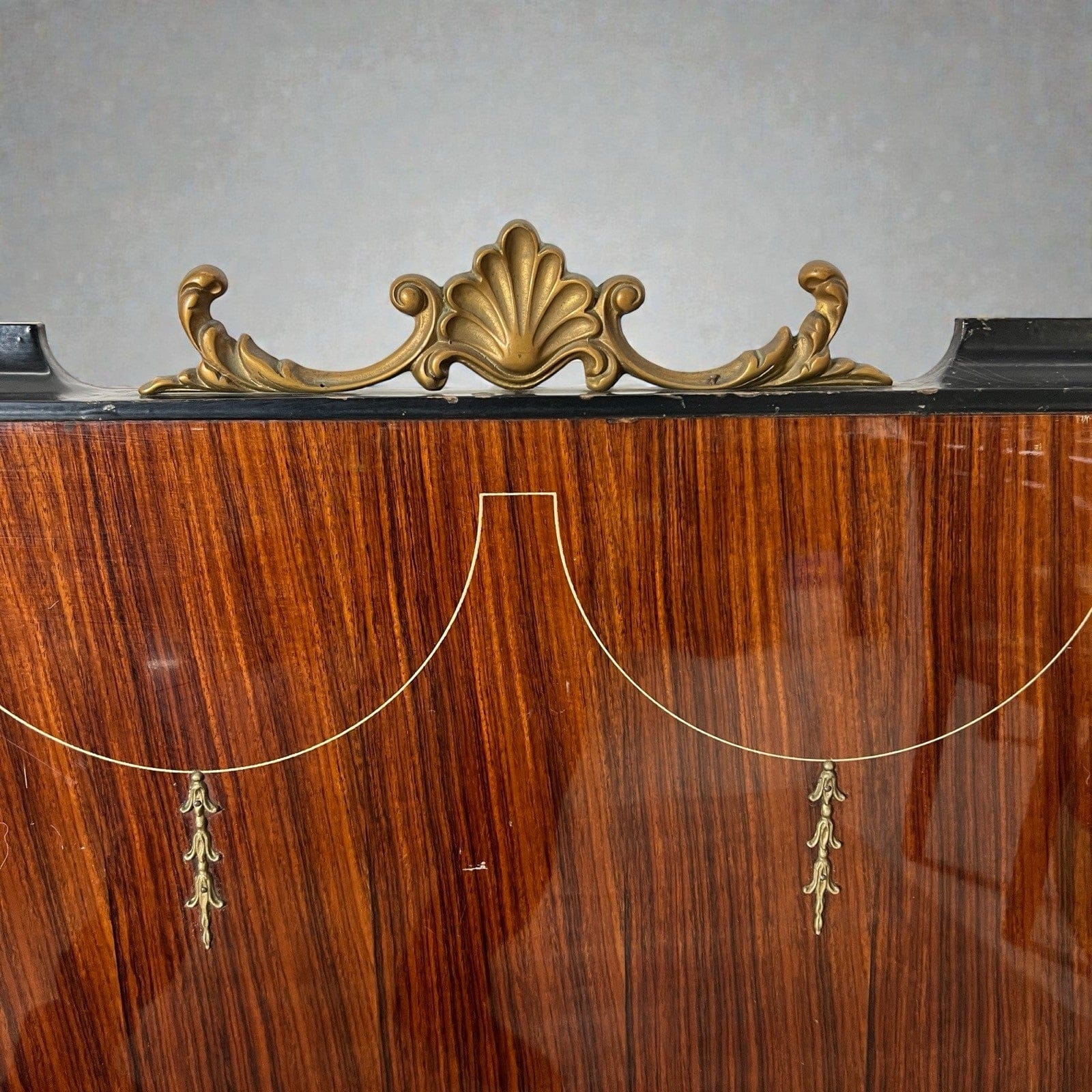 Antico Letto Matrimoniale anni 50 in stile Buffa Paolo Modernariato Mid Century Categoria  Letti & Testate