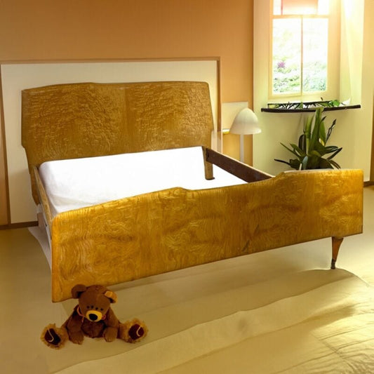 Antico Letto Matrimoniale anni 50 in stile Gio Ponto Modernariato Mid Century Categoria  Arredamento