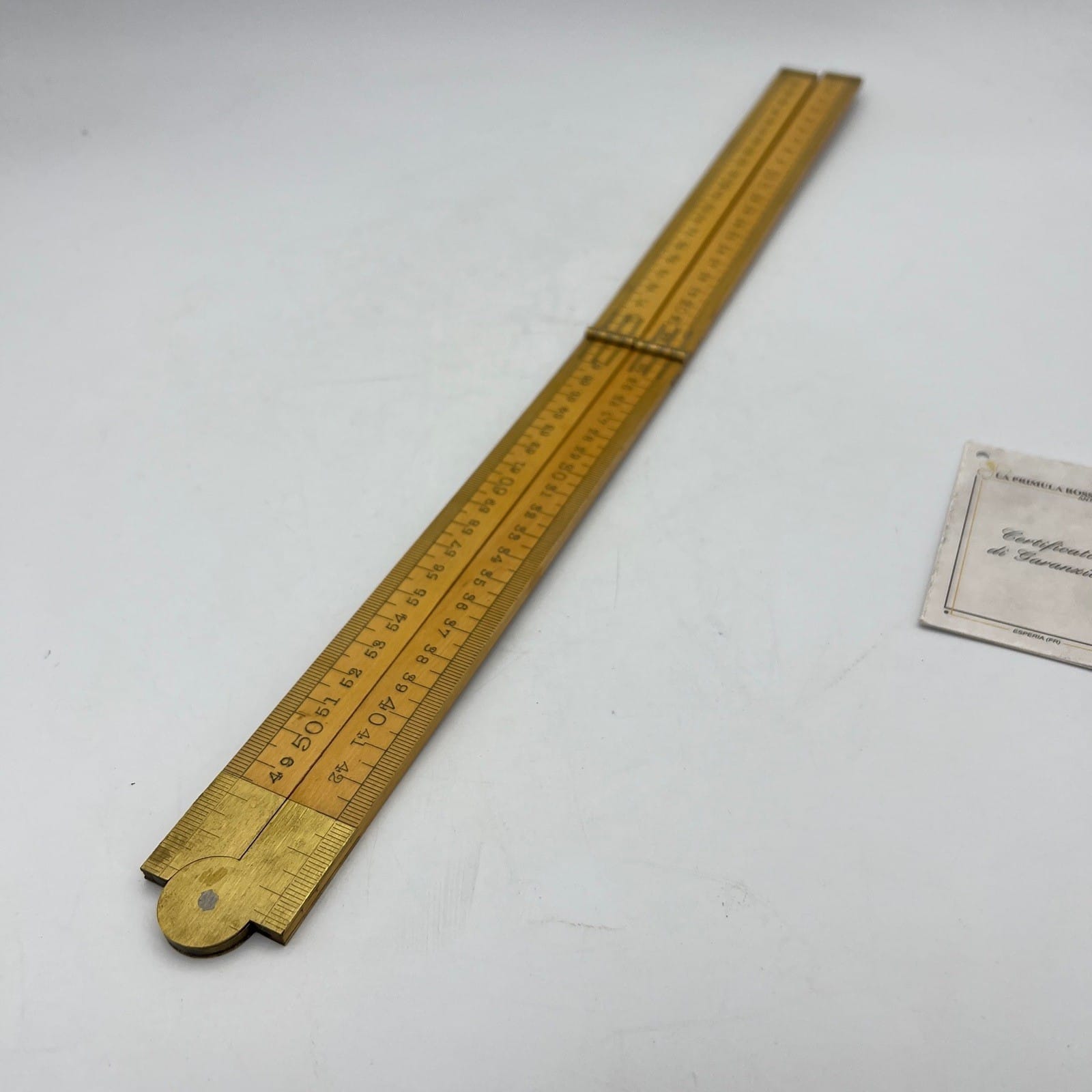 Antico metro in legno richiudibile pieghevole inglese vecchio Vintage Centimetro Categoria  Attrezzi e Strumenti