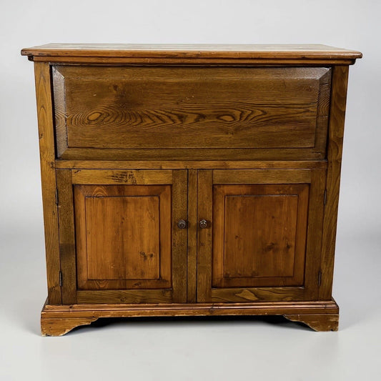 Antico mobile Madia italiana In legno di Castagno Stipo Como d'epoca fine '800 Categoria  Comò & Cassettiere