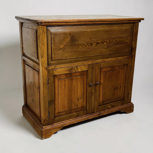 Antico mobile Madia italiana In legno di Castagno Stipo Como d'epoca fine '800 Categoria  Comò & Cassettiere