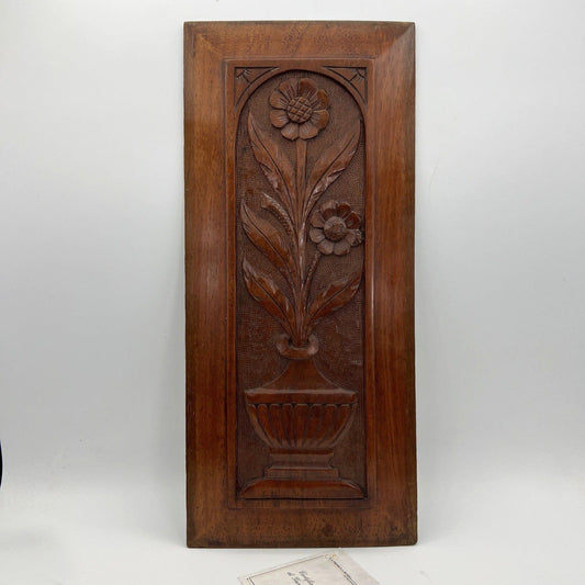 Antico pannello intaglio decorativo fregio intagliato in legno scolpito 800 Categoria  Cimase-Fregi-Intagli in legno