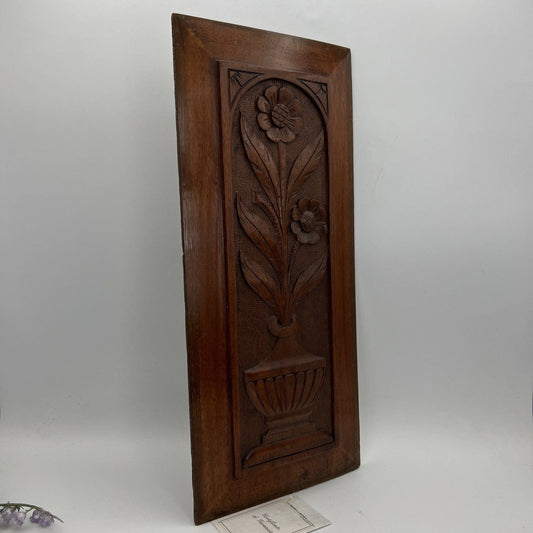 Antico pannello intaglio decorativo fregio intagliato in legno scolpito 800 Categoria  Cimase-Fregi-Intagli in legno