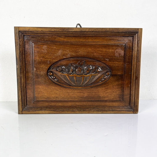 Antico pannello intaglio decorativo vecchio fregio in legno scolpito d' epoca Categoria  Cimase-Fregi-Intagli in legno