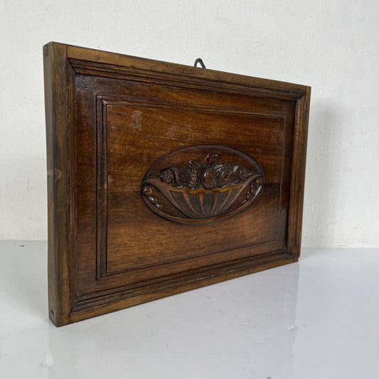 Antico pannello intaglio decorativo vecchio fregio in legno scolpito d' epoca Categoria  Cimase-Fregi-Intagli in legno