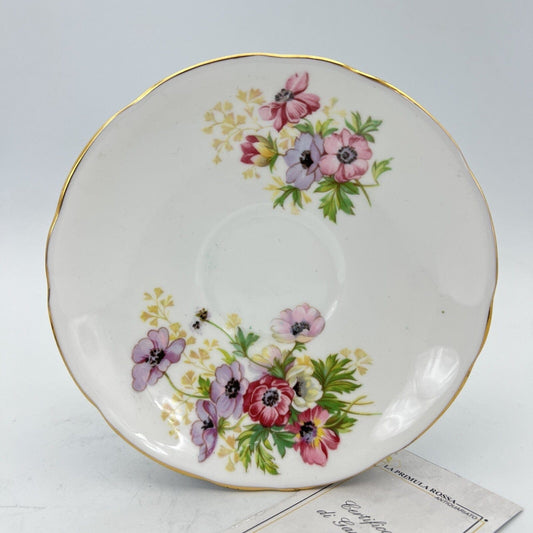 Antico piattino da the sottotazza inglese in porcellana Royal Stafford Henley Categoria  Piatti Vassoio