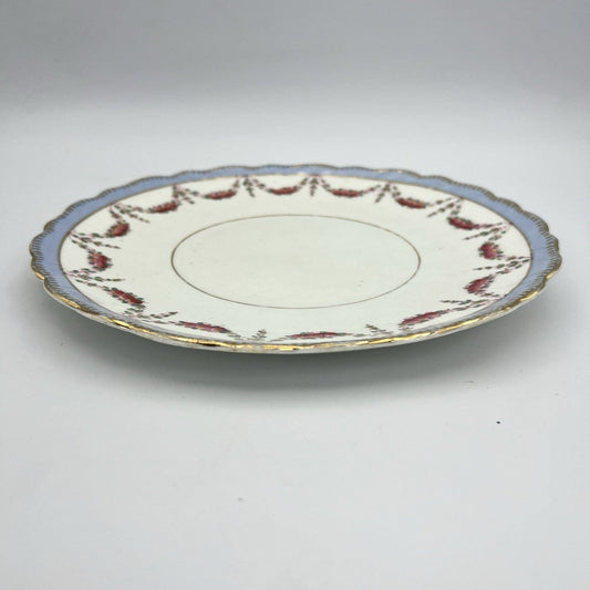 Antico Piatto inglese in porcellana Vecchio piatto piano epoca 800 anno 1892 Categoria  Piatti e Piattini