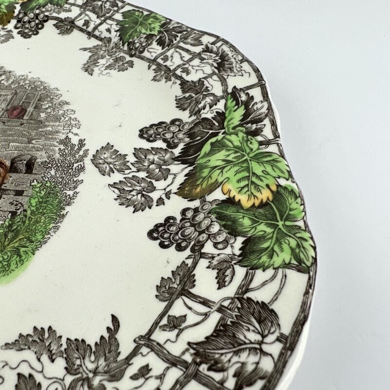 Antico Piatto Vassoio inglese Copeland Spode in ceramica da collezione anno 1937 Categoria  Piatti e Piattini