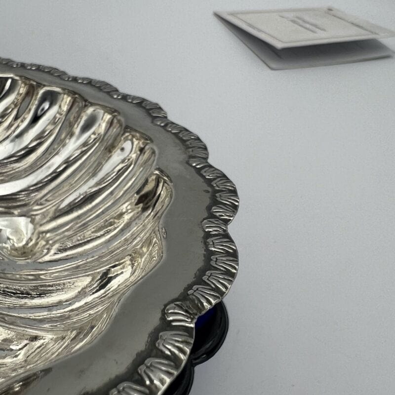 Antico Portaburro Burriera in argento silver plated forma di conchiglia d'epoca Categoria  Silver plated sheffield style