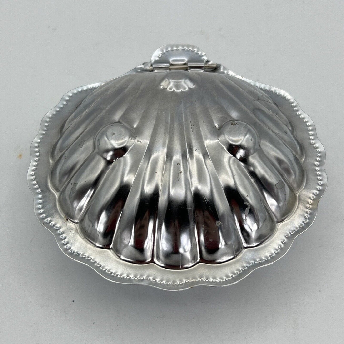 Antico Portaburro Burriera in silver plated forma di conchiglia d'epoca Vintage Categoria  Silver plated sheffield style