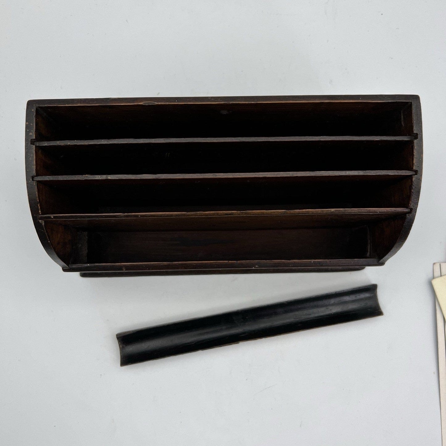 Antico portalettere in legno porta posta portadocumenti da scrivania ufficio 800 Categoria  Accessori scrivania e ufficio