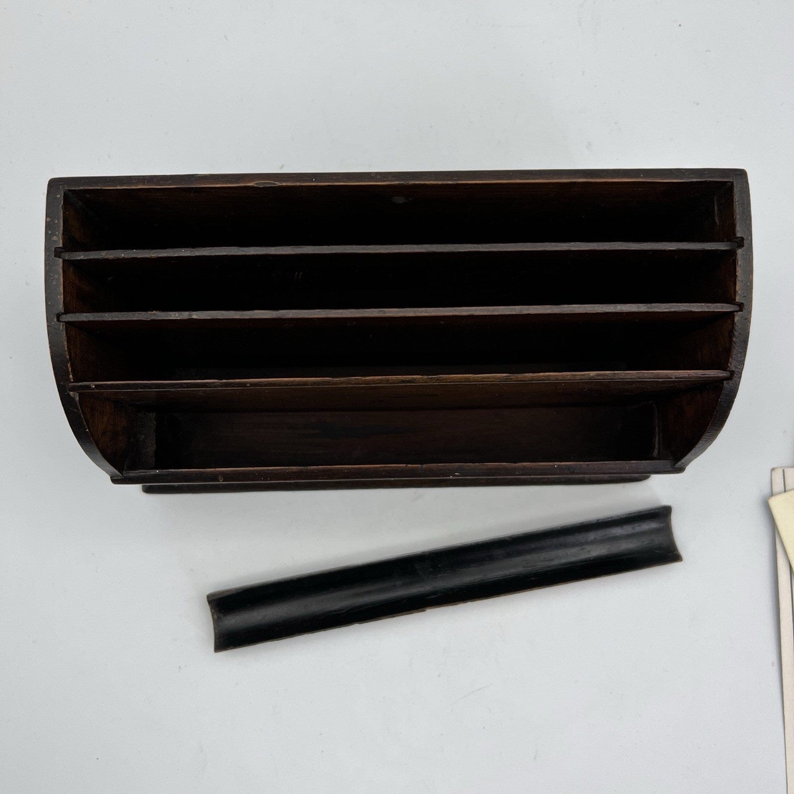 Antico portalettere in legno porta posta portadocumenti da scrivania ufficio 800 Categoria  Accessori scrivania e ufficio