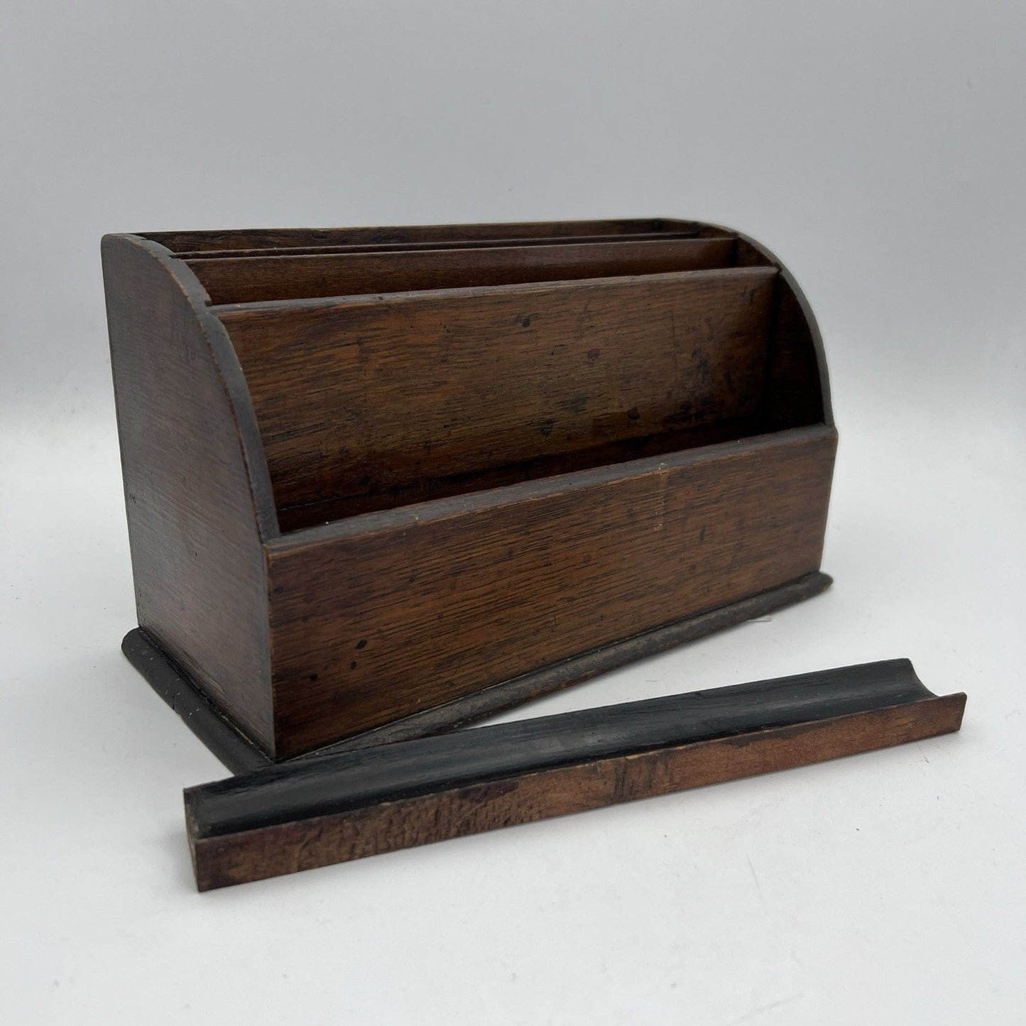 Antico portalettere in legno porta posta portadocumenti da scrivania ufficio 800 Categoria  Accessori scrivania e ufficio