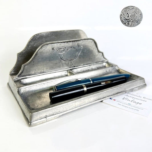 Antico portalettere porta posta portadocumenti da scrivania stile Art Nouveau Categoria  Accessori scrivania e ufficio