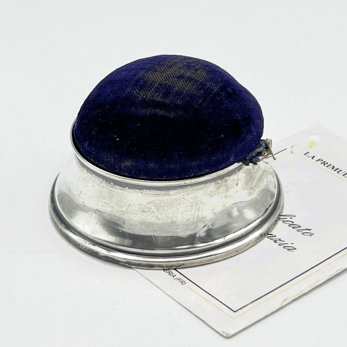 Antico Puntaspilli in Argento 925 Sterling Portagioie anelli inglese anno 1920 Categoria  Sheffield & Argento