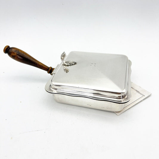 Antico raccogli briciole da tavola in Argento Placcato Sheffield servomuto Categoria  Silver plated sheffield style
