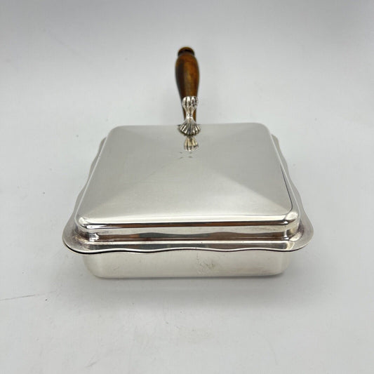 Antico raccogli briciole da tavola in Argento Placcato Sheffield servomuto Categoria  Silver plated sheffield style