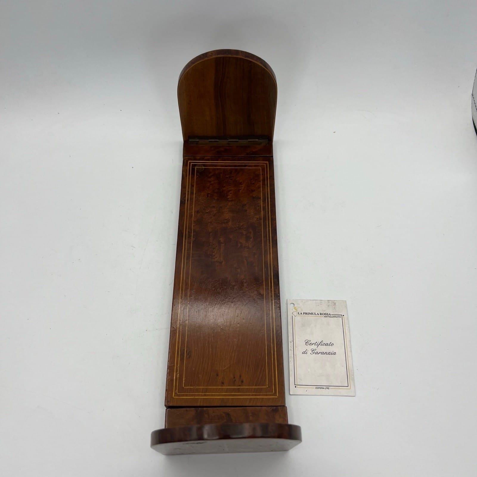 Antico Reggilbri Sorrentino fermalibri estensibile regolabile legno intarsiato Categoria  Accessori scrivania e ufficio