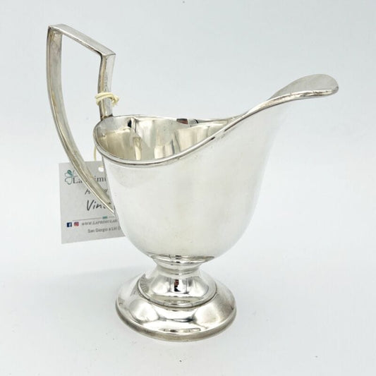 Antico Salsiera in Argento sheffield Lattiera Bricco in silver plate inglese Categoria  Sheffield & Argento