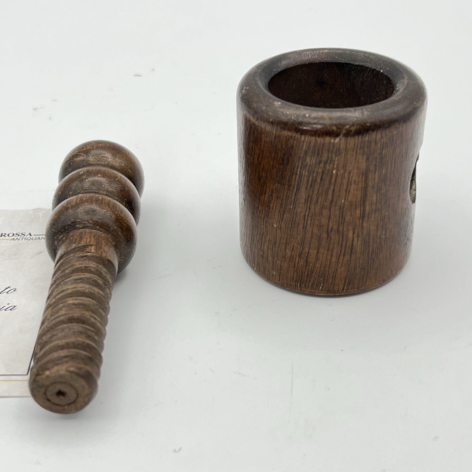 Antico Schiaccianoci in Legno a vite  Vintage Schiaccia Noci Inglese d'epoca Categoria  Cavatappi