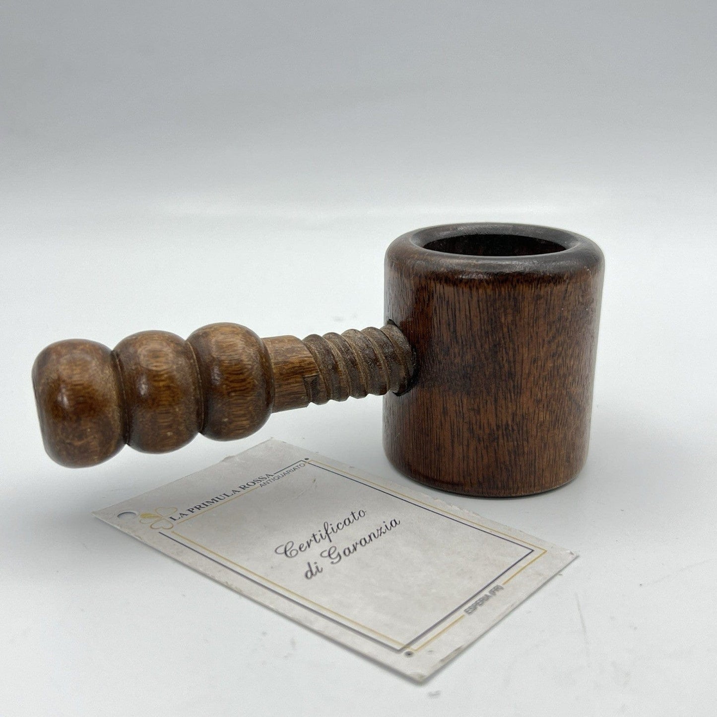 Antico Schiaccianoci in Legno a vite  Vintage Schiaccia Noci Inglese d'epoca Categoria  Cavatappi