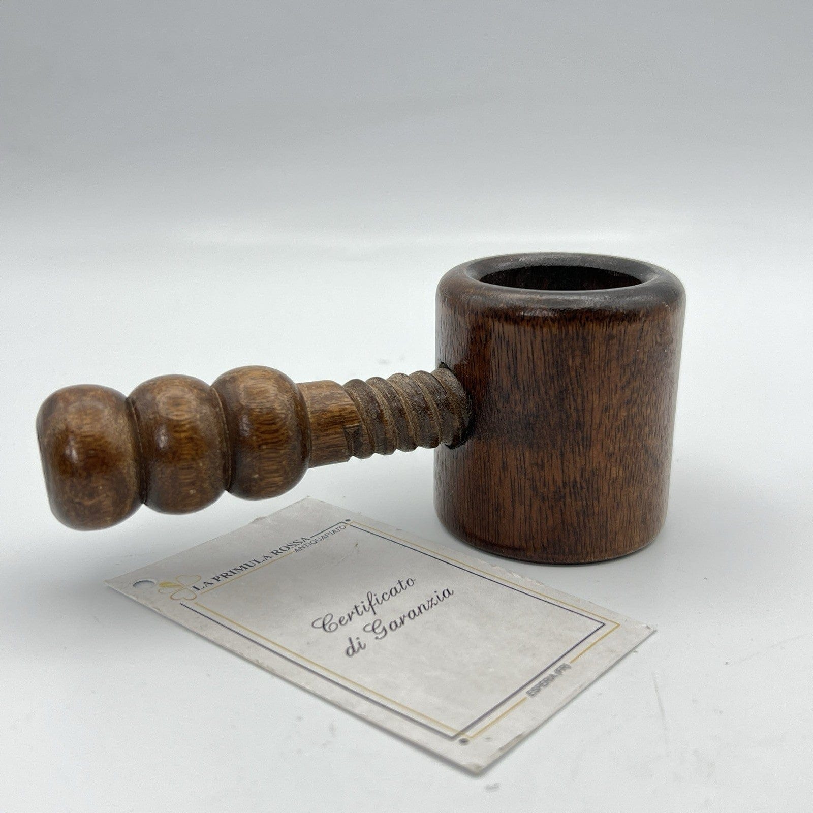 Antico Schiaccianoci in Legno a vite  Vintage Schiaccia Noci Inglese d'epoca Categoria  Cavatappi