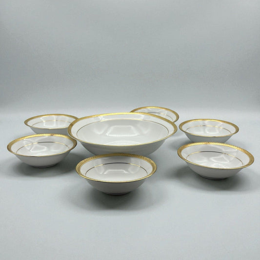 Antico servizio in Porcellana di Scodelle Ciotole per Macedonia Gelato Antipasti Categoria  Servizio tazze - Tazze