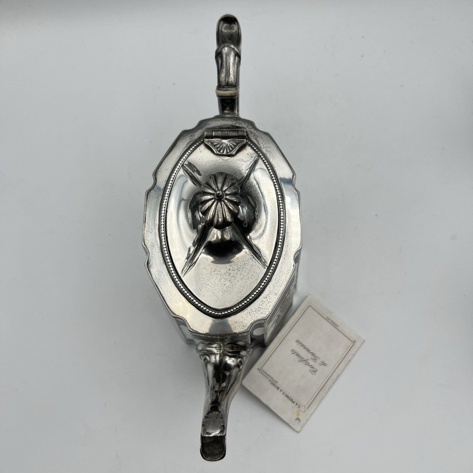 Antico Set in argento Sheffield da the tè Teiera Zuccheriera Lattiera epoca 800 Categoria  Sheffield & Argento