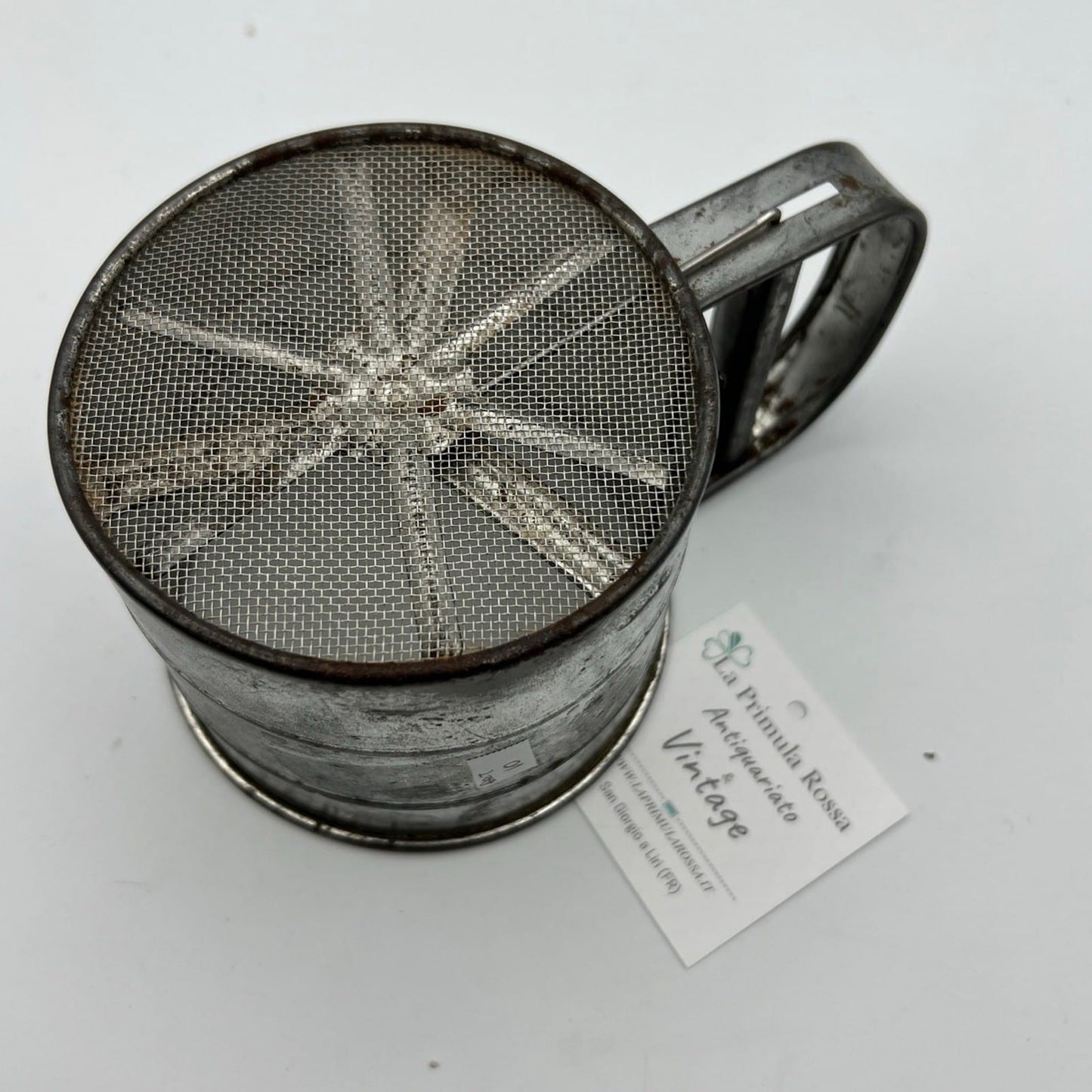 Antico Setaccio da Cucina per Farina o Zucchero Vintage Dr. Oetker anni '40 Categoria  Vintage