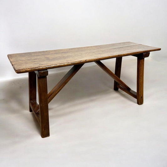 Antico Sgabello panchetta a Capretta cavalletto panca in legno rustica tavolino Categoria  Sgabelli - Pouf - Poggiapiedi