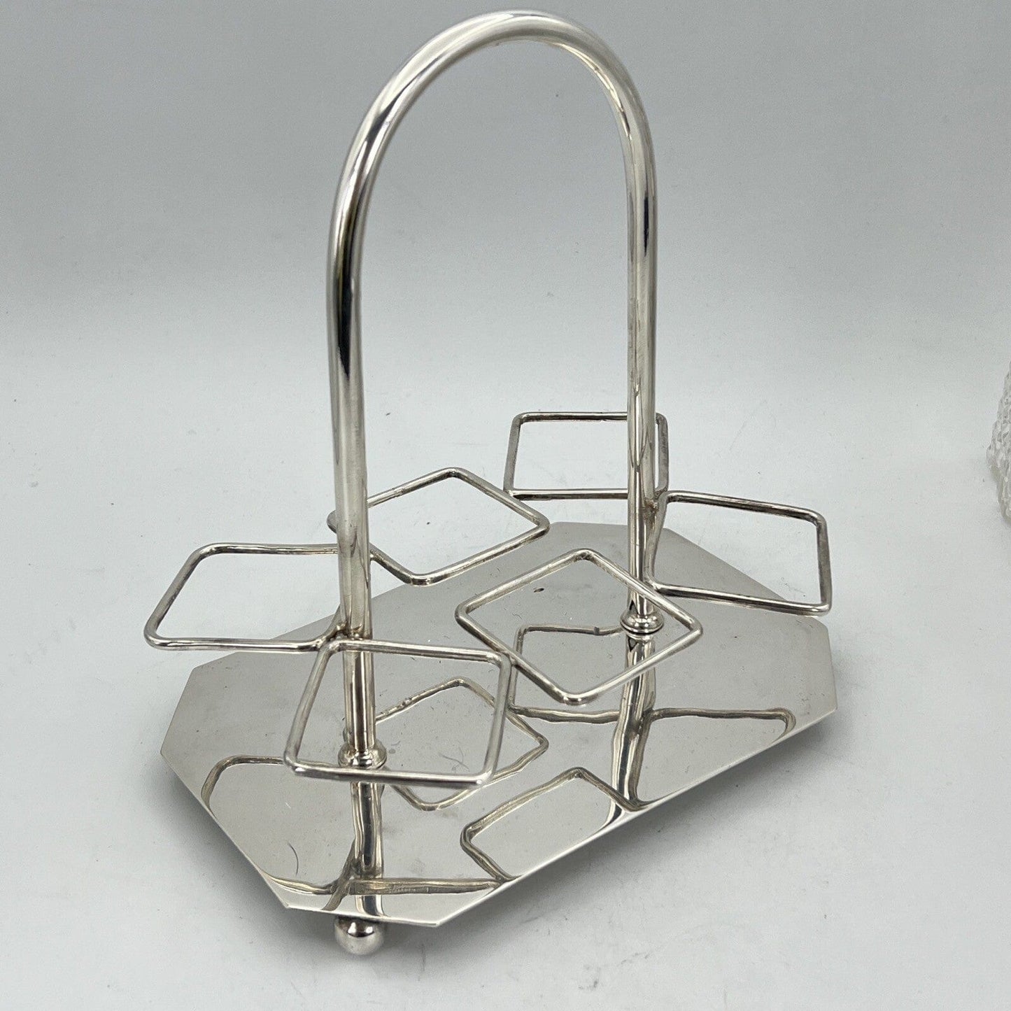 Antico Silver Condiment set condimento in argento sheffield plated olio aceto Categoria  Sheffield & Argento