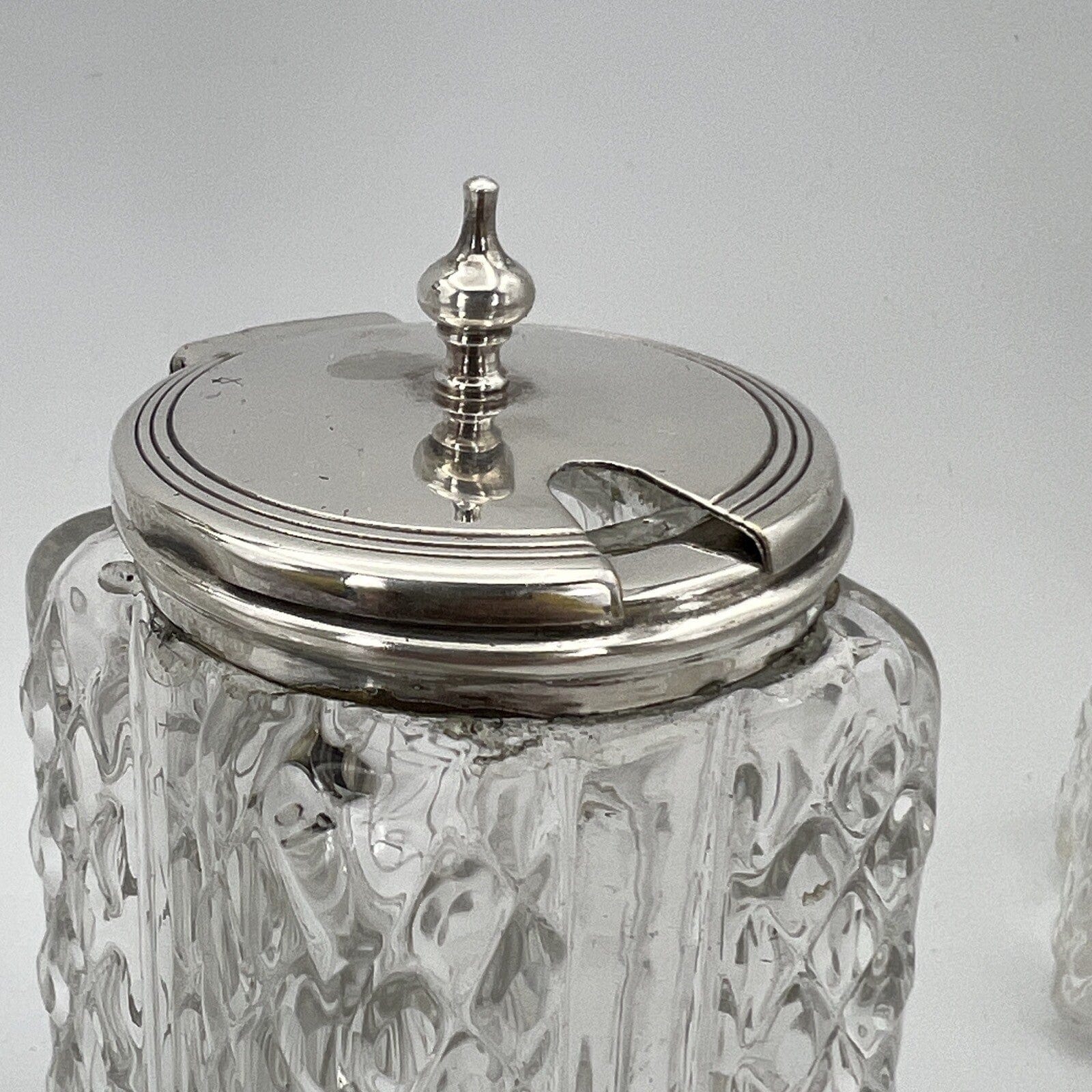 Antico Silver Condiment set condimento in argento sheffield plated olio aceto Categoria  Sheffield & Argento