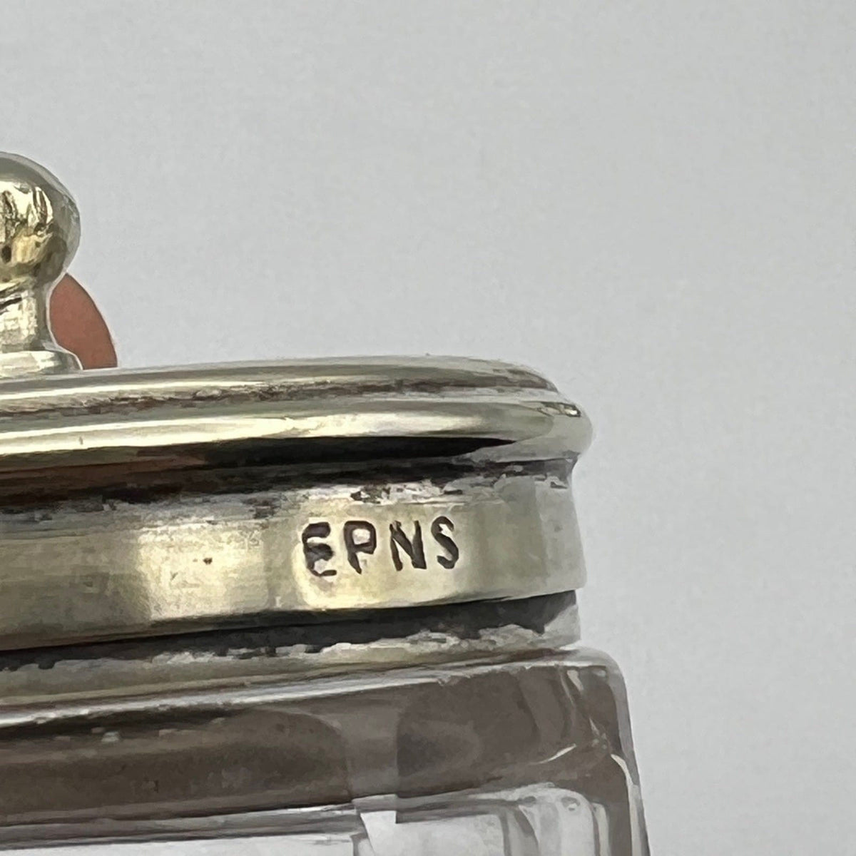 Antico Silver Condiment Set condimento in Argento Sheffield plated olio e aceto Categoria  Sheffield & Argento