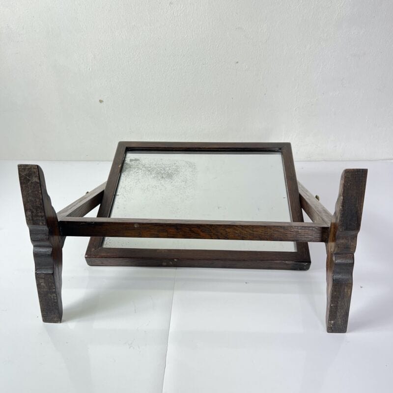 Antico Specchio basculante in legno da tavolo toeletta specchiera psiche 900 Categoria  Specchi e Cornici