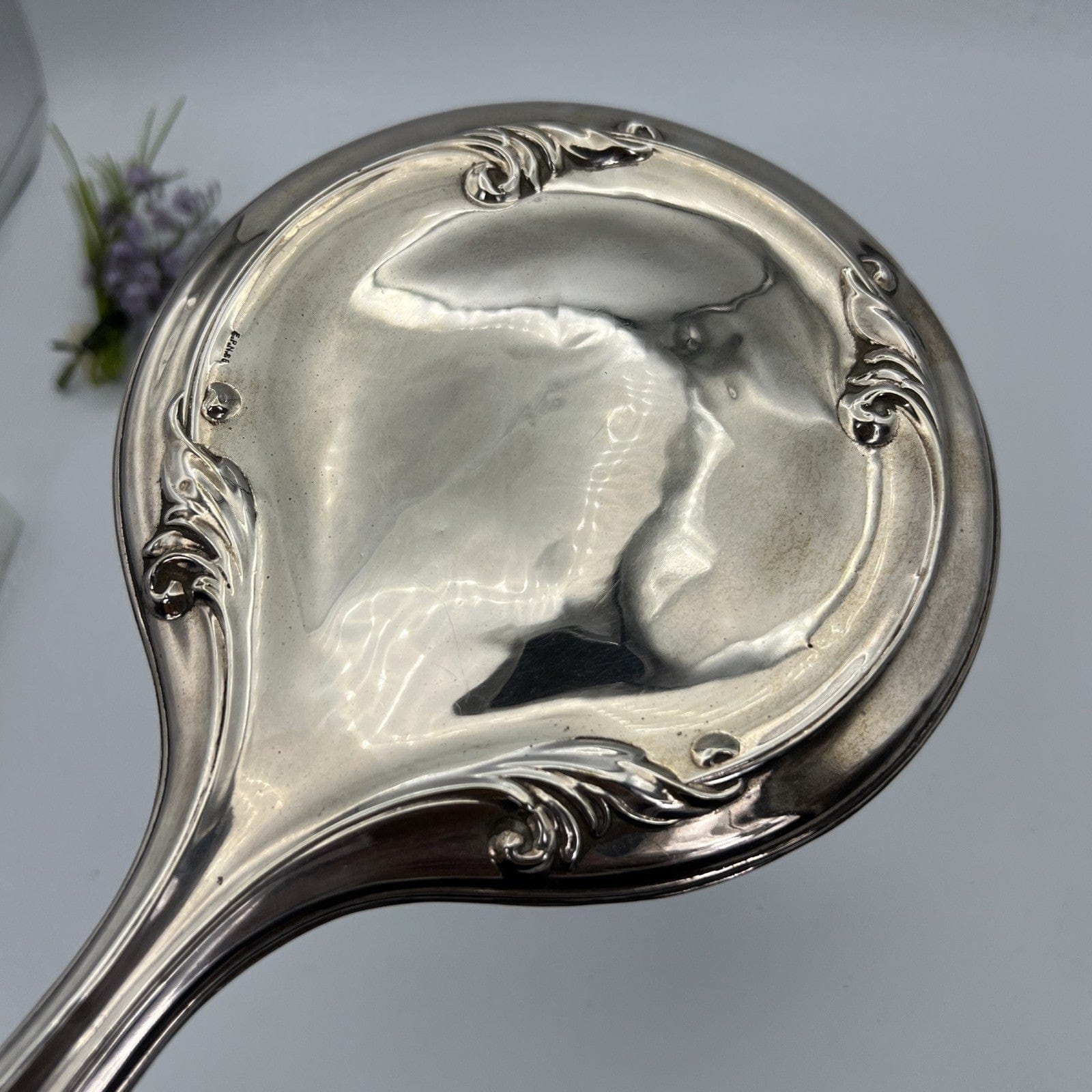 Antico Specchio da toilette Specchietto in Argento Silver Plated Sheffield Categoria  Sheffield & Argento