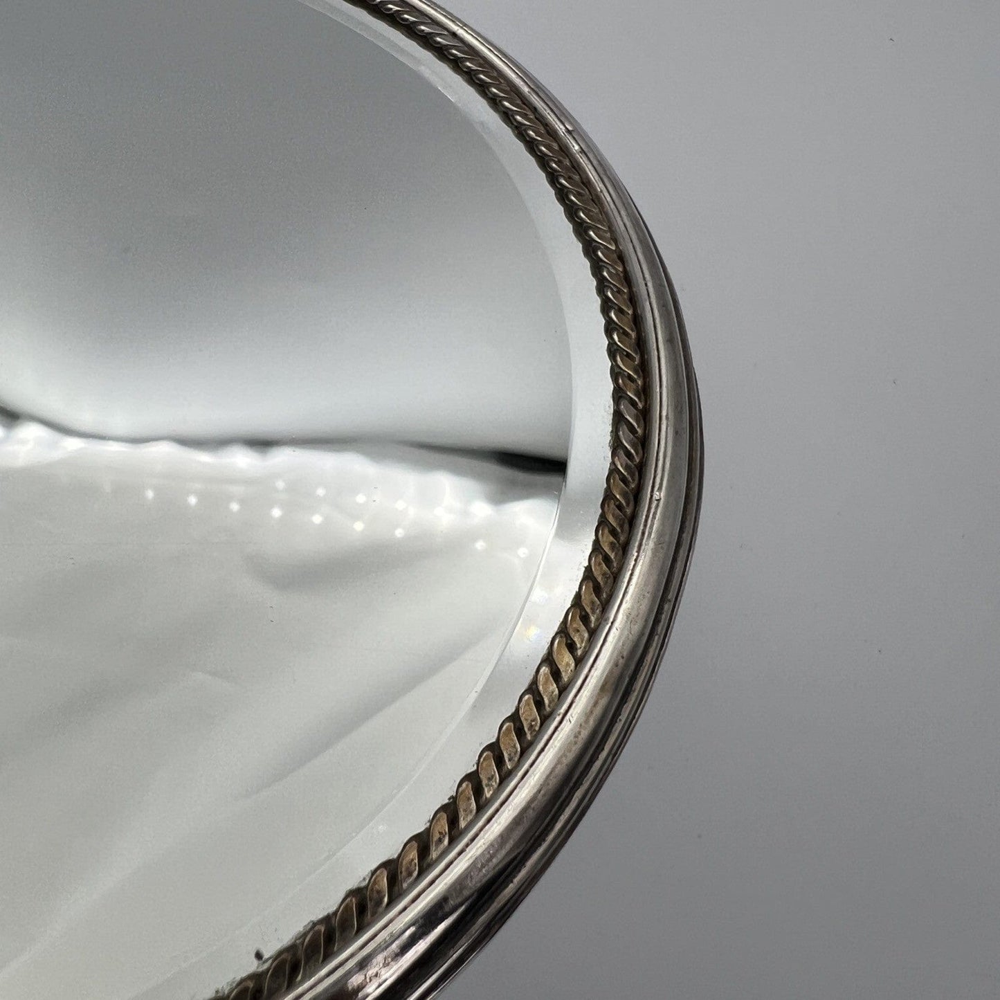 Antico Specchio da toilette Specchietto in Argento Silver Plated Sheffield Categoria  Sheffield & Argento
