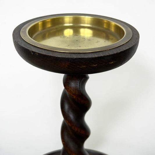 Antico tavolino da fumo Inglese con posacenere in ottone portacenere Servomuto Categoria  Tavoli - tavolinetti