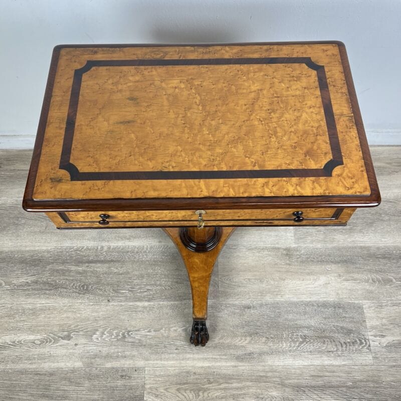 Antico Tavolino Rettangolare  biedermeier deco vintage da salotto in legno Categoria  Tavoli - tavolinetti