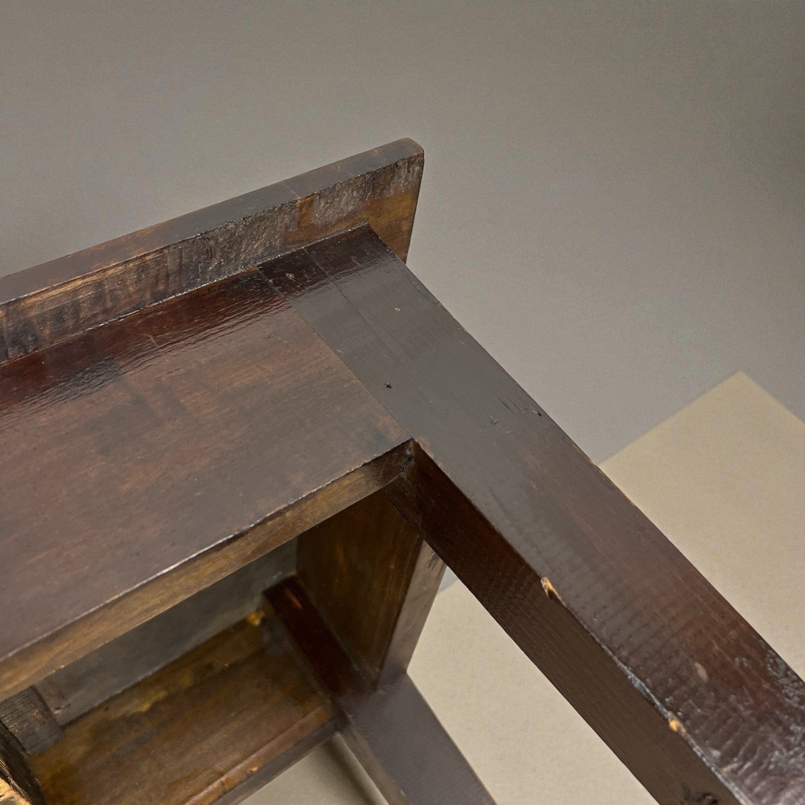 Antico Tavolino Tavolino con cassetto Scrittoio rustico in legno Tavolo Consolle Categoria  Tavoli - tavolinetti