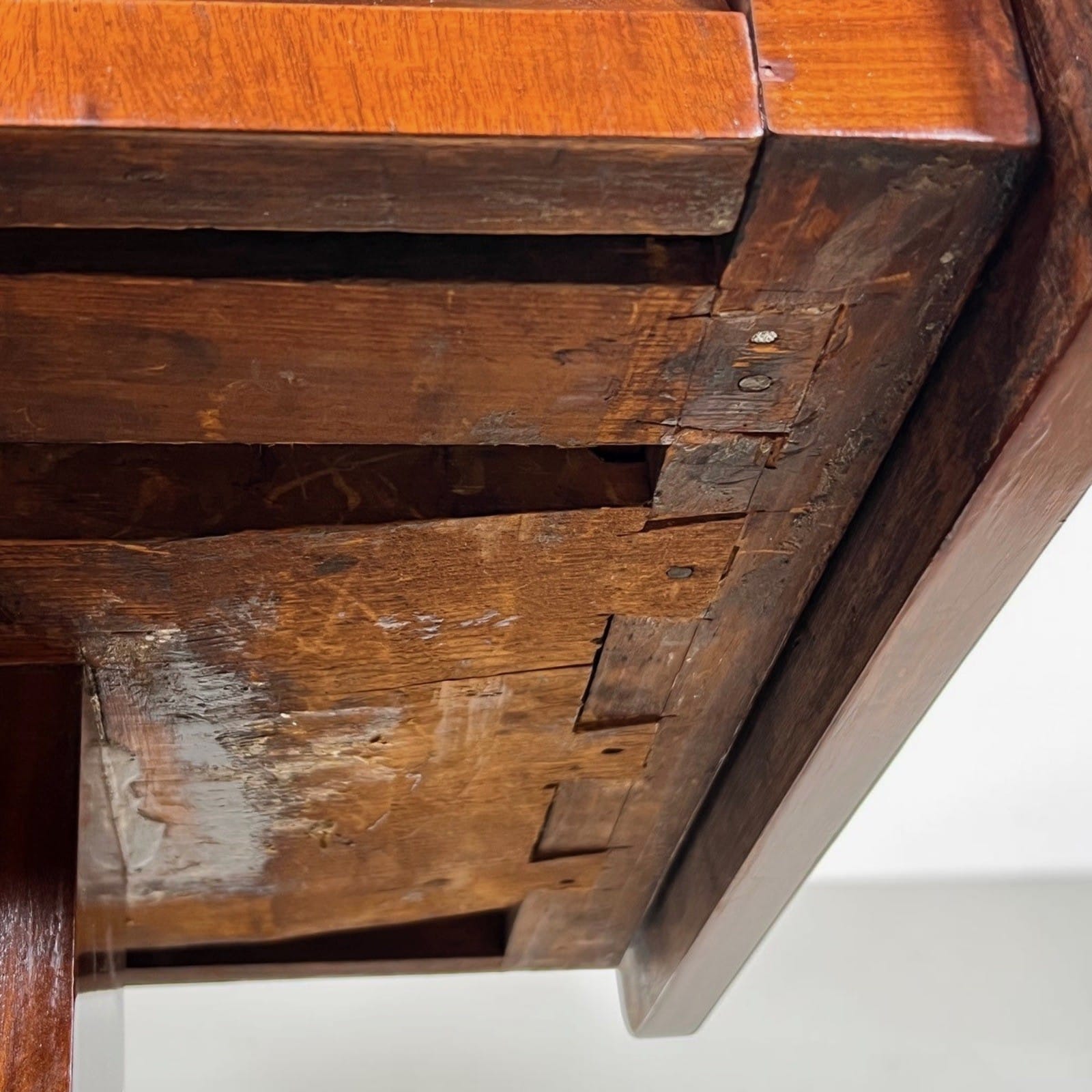 Antico tavolino tavolo con alette in legno di Mogano da salotto epoca ' 800 Categoria  Tavoli - tavolinetti