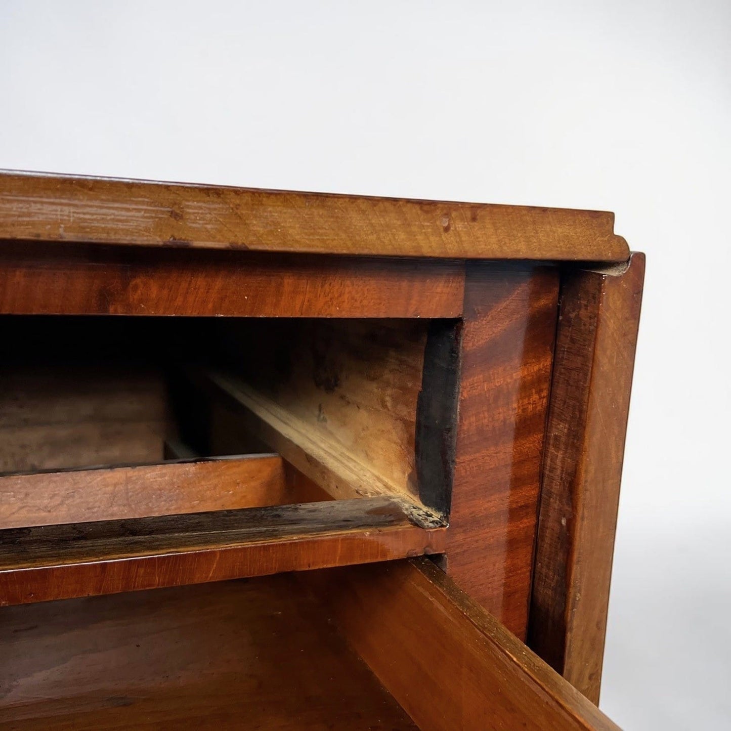 Antico tavolino tavolo con alette in legno di Mogano da salotto epoca ' 800 Categoria  Tavoli - tavolinetti