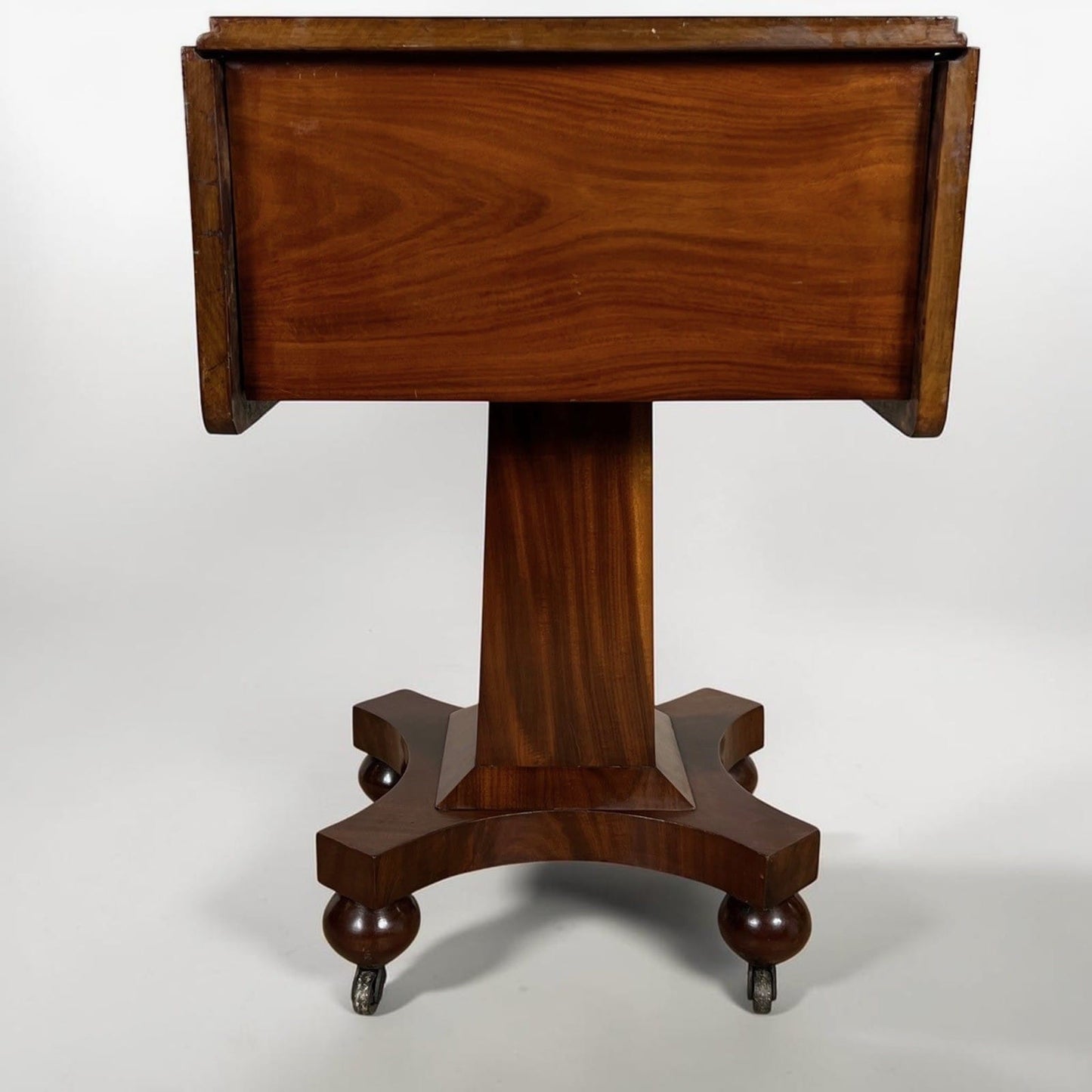 Antico tavolino tavolo con alette in legno di Mogano da salotto epoca ' 800 Categoria  Tavoli - tavolinetti