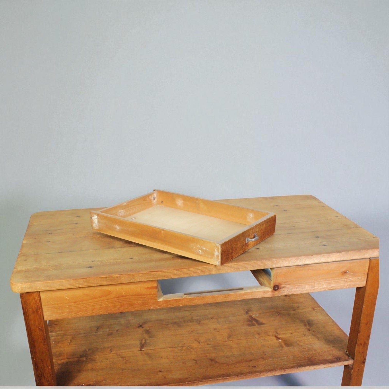 Antico Tavolo con cassetto banco rustico in legno epoca 900 italiano Cucina Categoria  Tavoli - tavolinetti