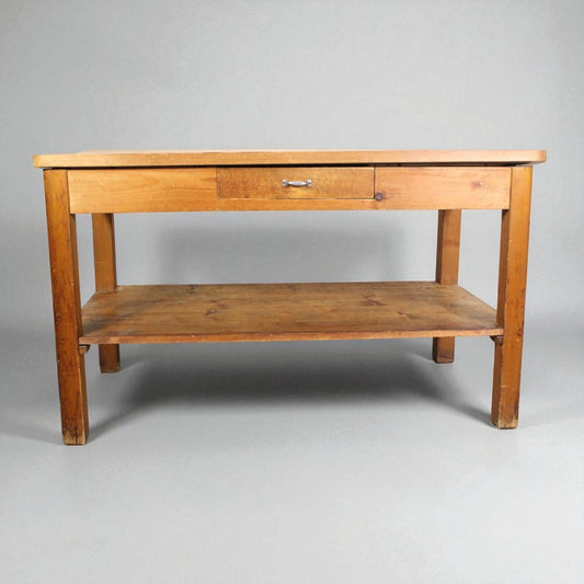 Antico Tavolo con cassetto banco rustico in legno epoca 900 italiano Cucina Categoria  Tavoli - tavolinetti