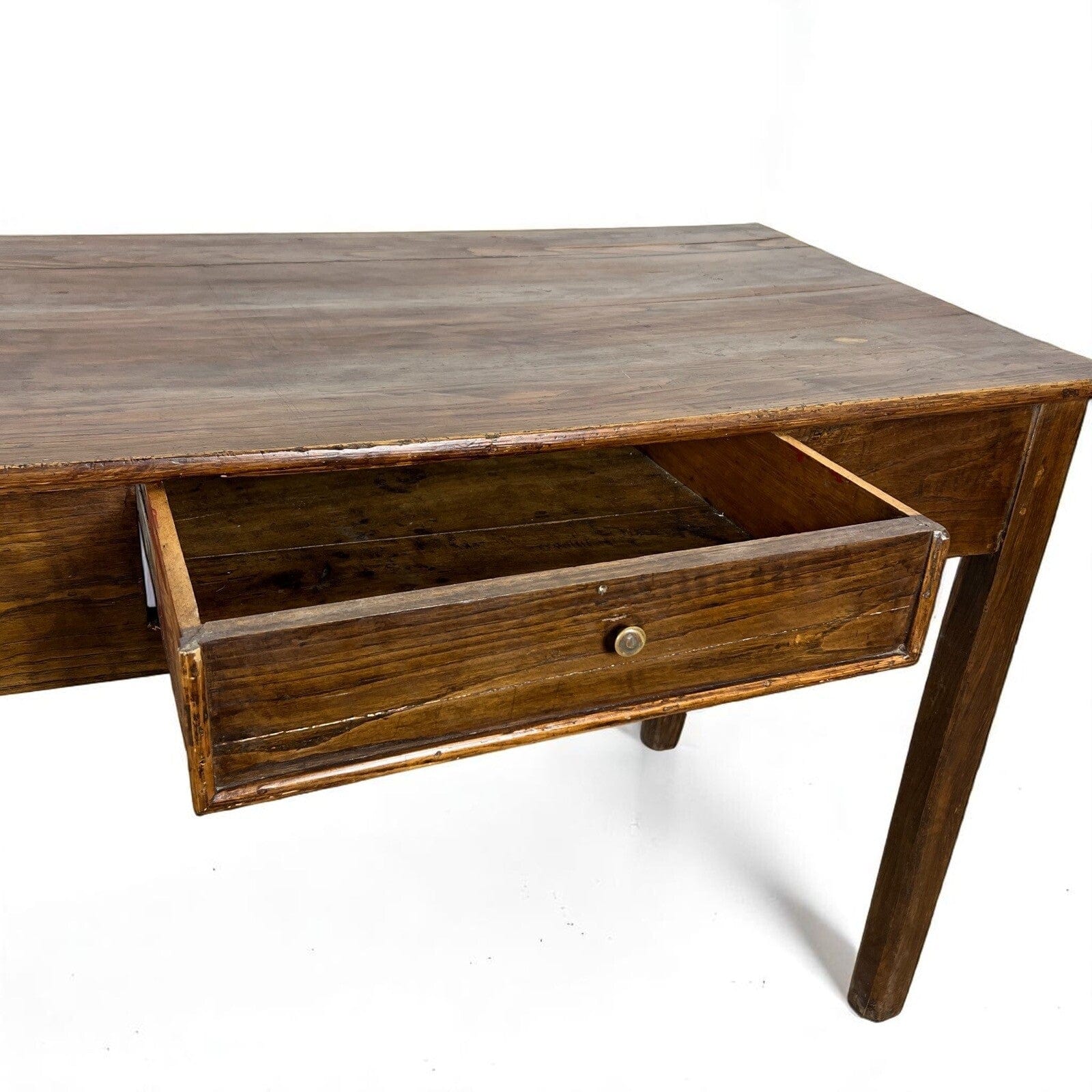 Antico Tavolo con cassetto Scrittoio rustico in legno epoca 800 italiano Cucina Categoria  Tavoli - tavolinetti