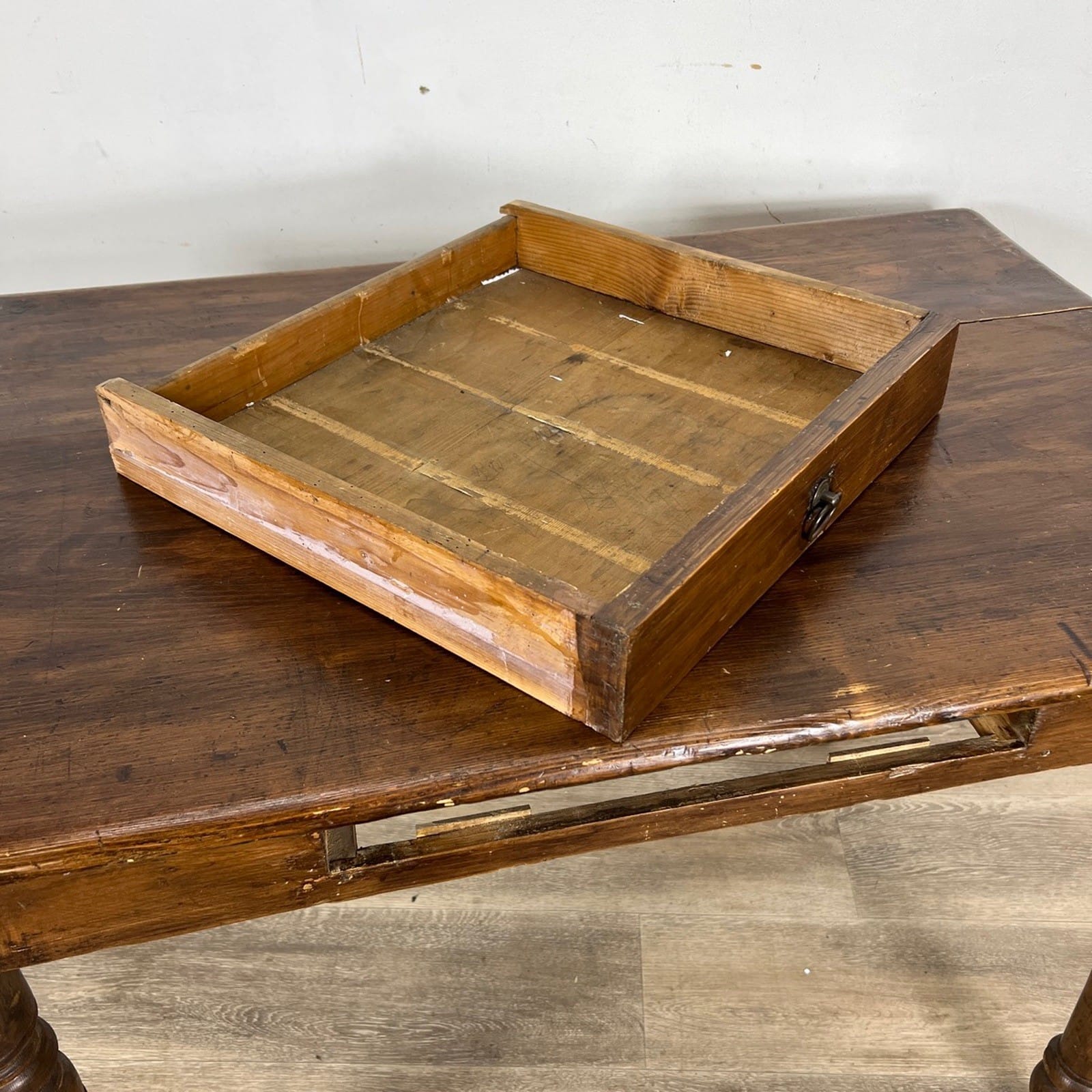 Antico Tavolo con cassetto Vecchio Scrittoio rustico in legno italiano Cucina Categoria  Tavoli - tavolinetti