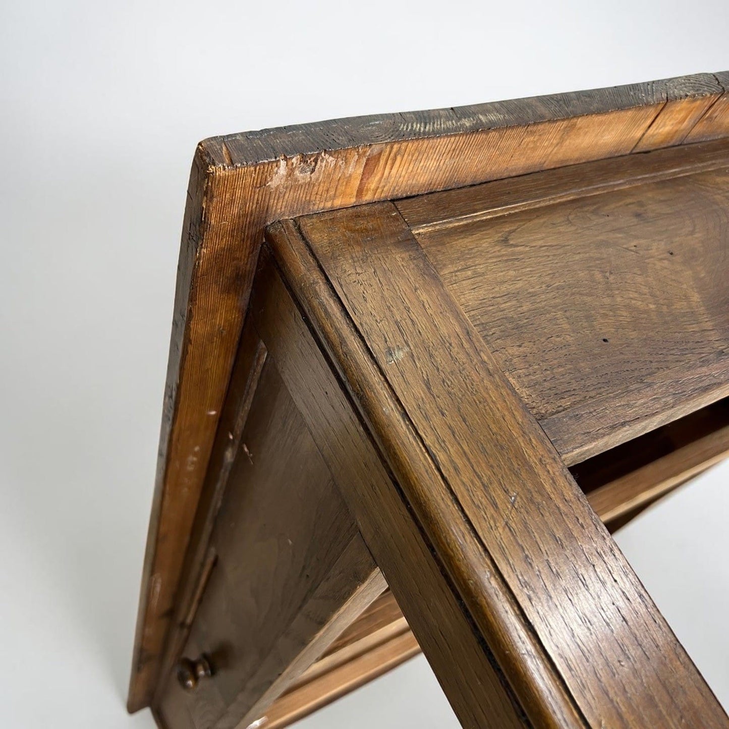 Antico Tavolo con cassetto Vecchio Scrittoio rustico in legno italiano Cucina X Categoria  Tavoli - tavolinetti