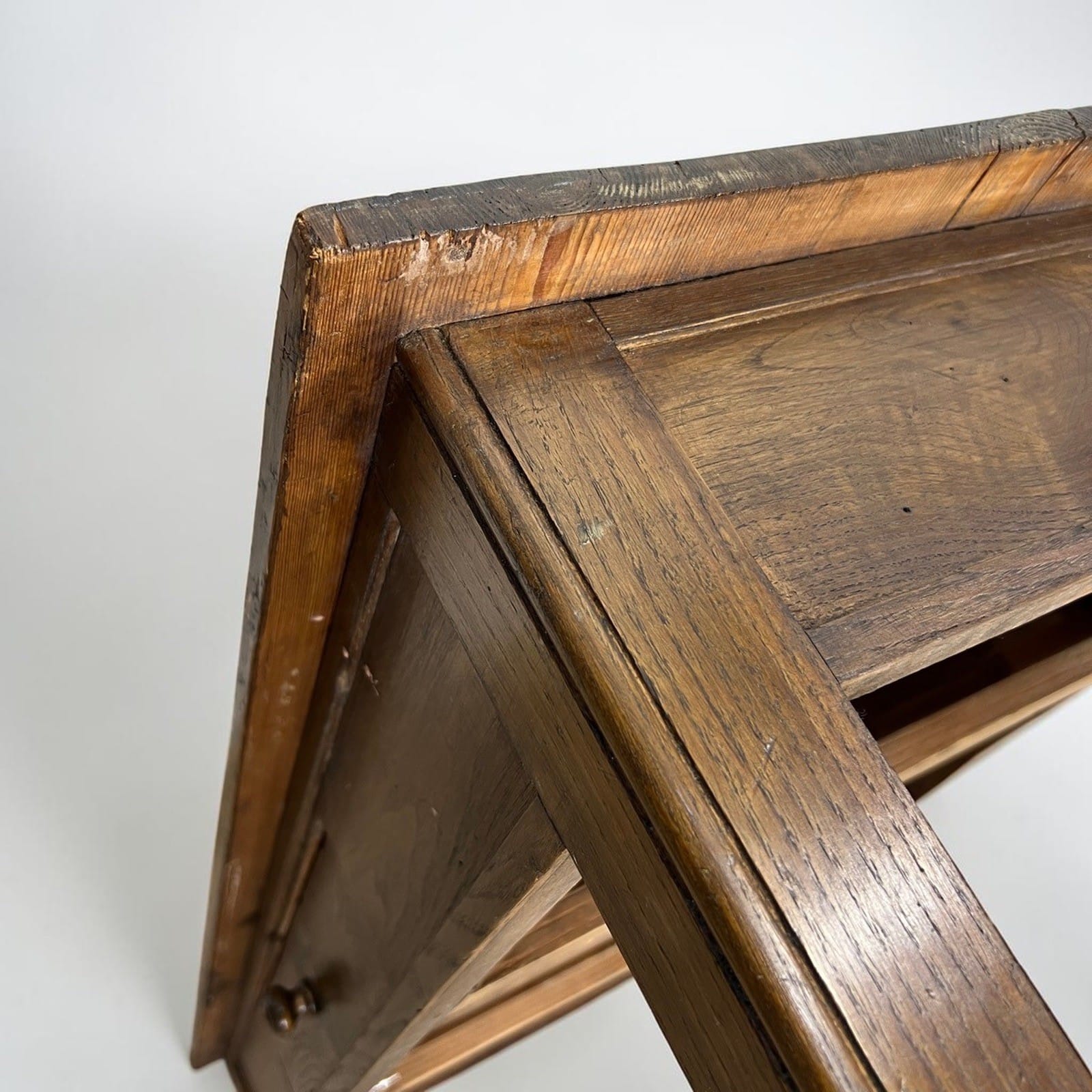 Antico Tavolo con cassetto Vecchio Scrittoio rustico in legno italiano Cucina X Categoria  Tavoli - tavolinetti