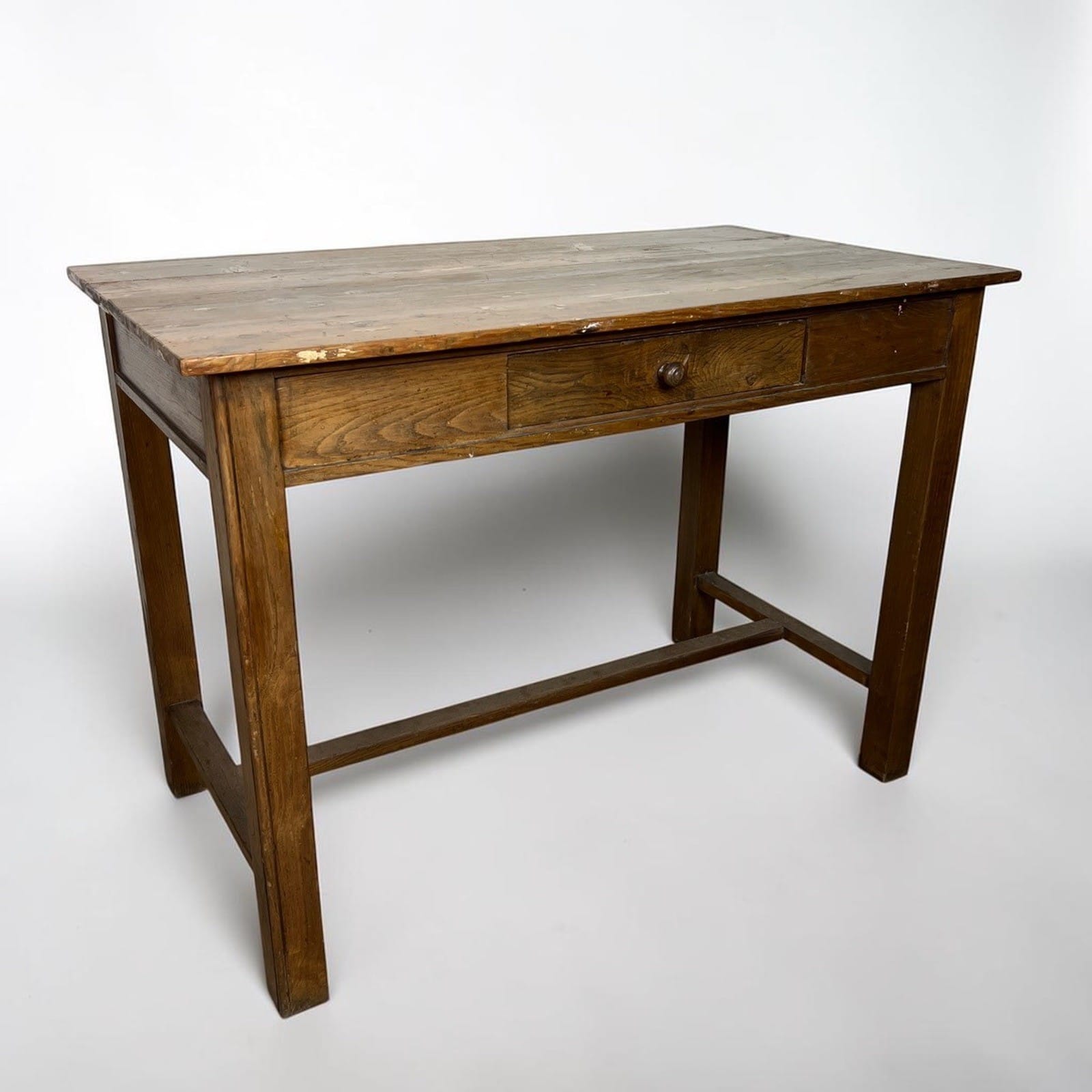 Antico Tavolo con cassetto Vecchio Scrittoio rustico in legno italiano Cucina X Categoria  Tavoli - tavolinetti