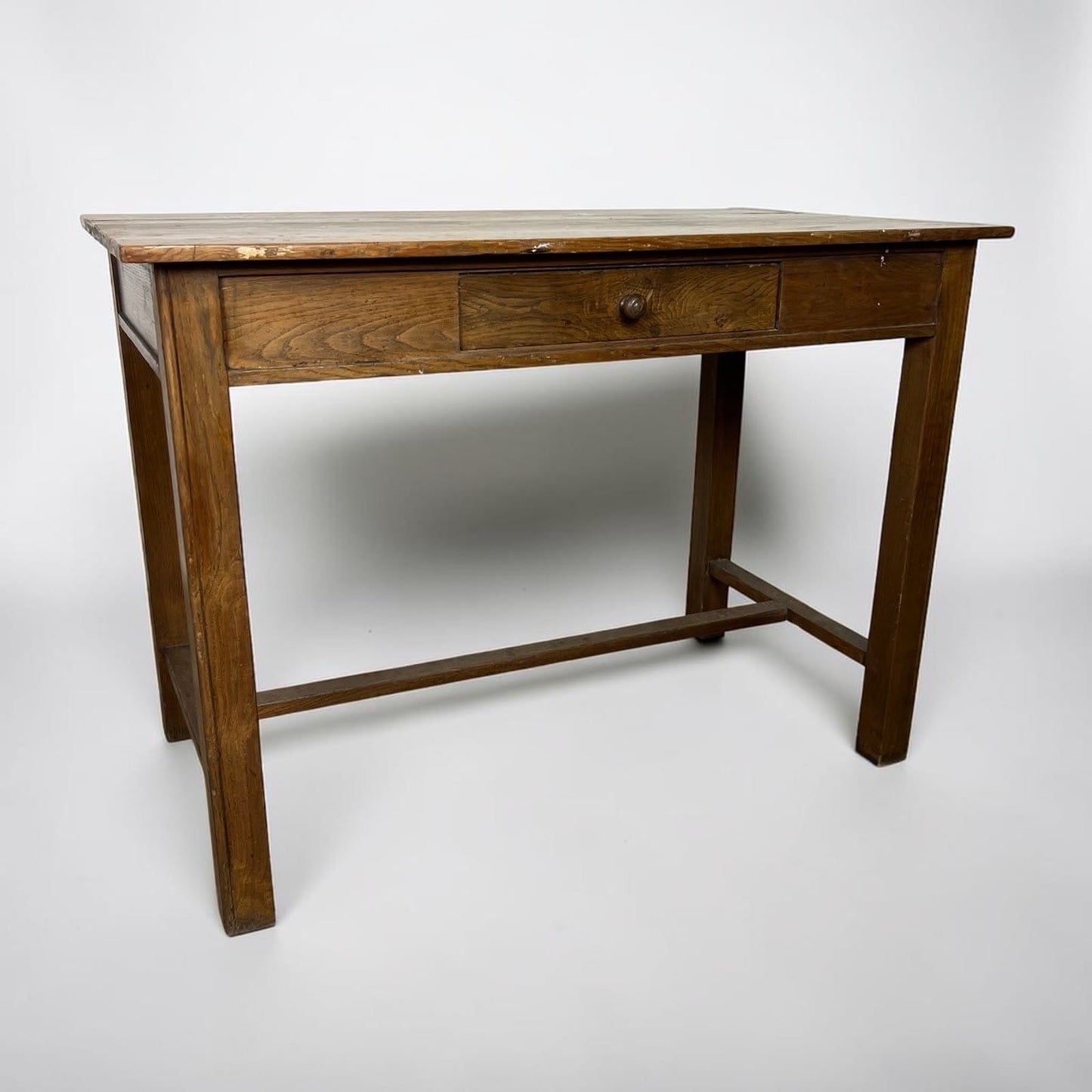 Antico Tavolo con cassetto Vecchio Scrittoio rustico in legno italiano Cucina X Categoria  Tavoli - tavolinetti